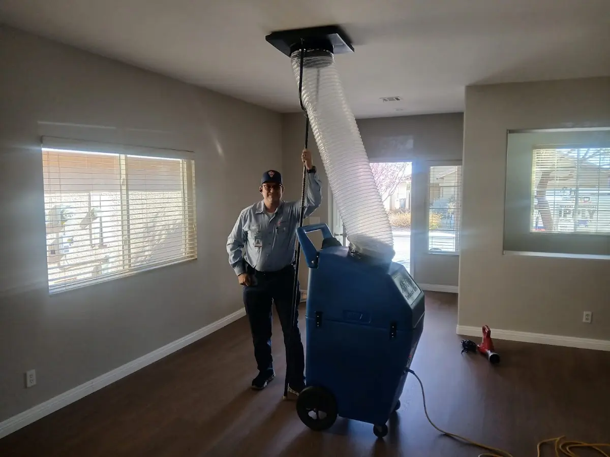 Professional Dryer Vent Cleaning work inside a Mason home